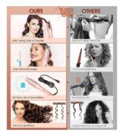 Generic Plastic-Stainless Steel Automatic Hair Curler (Pink) - Image 4