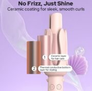 Generic Plastic-Stainless Steel Automatic Hair Curler (Pink) - Image 5