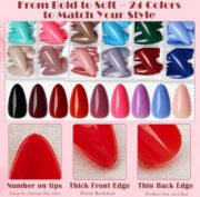 Generic ABS 576 Pcs Nails Set (Multicolor) - Image 5