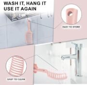 Generic Plastic Detangling Hair Brush (Multicolor) - Image 3
