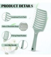 Generic Plastic Detangling Hair Brush (Multicolor) - Image 4
