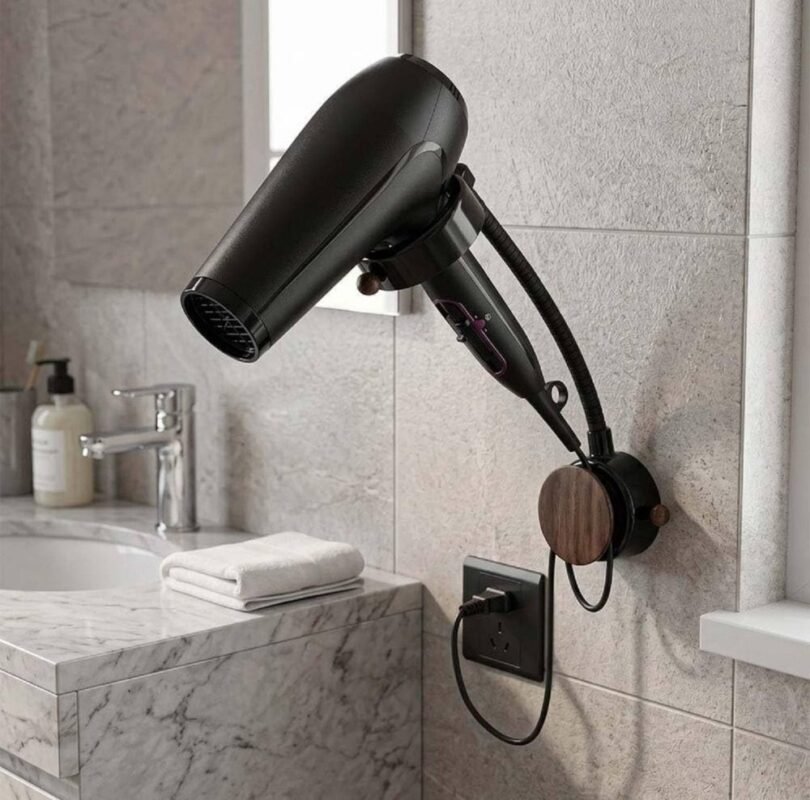 PID-67812-Wood-Plastic-Hair-Dryer-Holder-Black-1.jpg