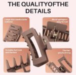 Generic Silicone Soft Hair Claw Clips Big Size (Multicolor) - Image 5