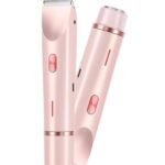 Generic Plastic-Stainless Steel Dual Head Electric Shaver (Pink)