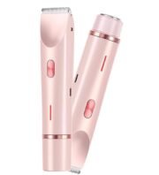 Generic Plastic-Stainless Steel Dual Head Electric Shaver (Pink)
