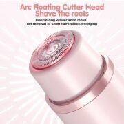 Generic Plastic-Stainless Steel Dual Head Electric Shaver (Pink) - Image 3