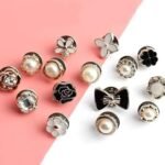 Generic Pack of 2  Metal 20 Pieces Brooch Pin for Women Jeans Shirt Coat Dress Clothes Sweater Hat Bags Brooch (Multicolor)