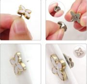 Generic Pack of 2 Metal 20 Pieces Brooch Pin for Women Jeans Shirt Coat Dress Clothes Sweater Hat Bags Brooch (Multicolor) - Image 4